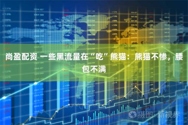 尚盈配资 一些黑流量在“吃”熊猫：熊猫不惨，腰包不满